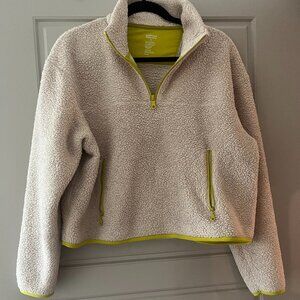 Girlfreind Collective Recycled Half-Zip Fleece